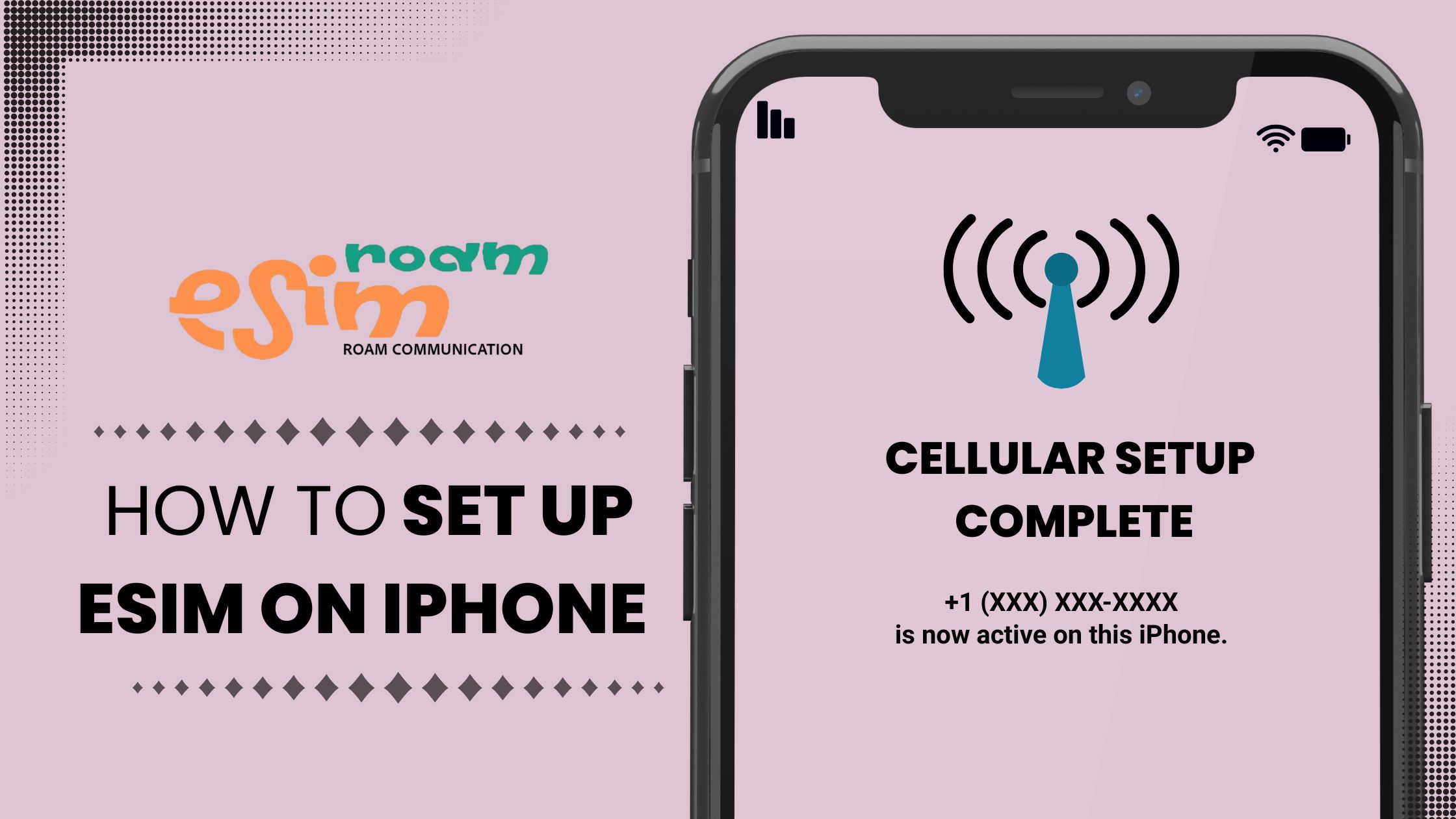 How to set up eSim in iPhone