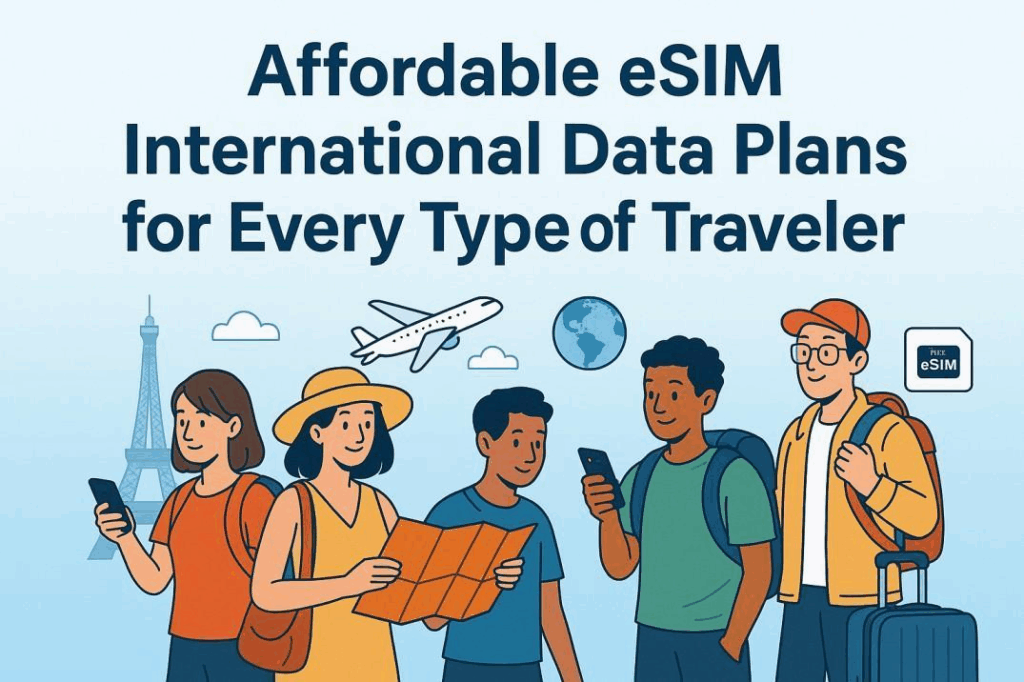 Affordable eSIM International Data Plans for Every Type of Traveller