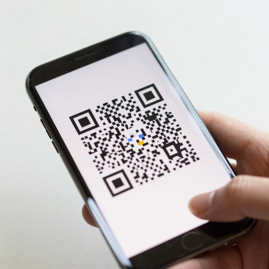 scanning eSIM QR code for activation